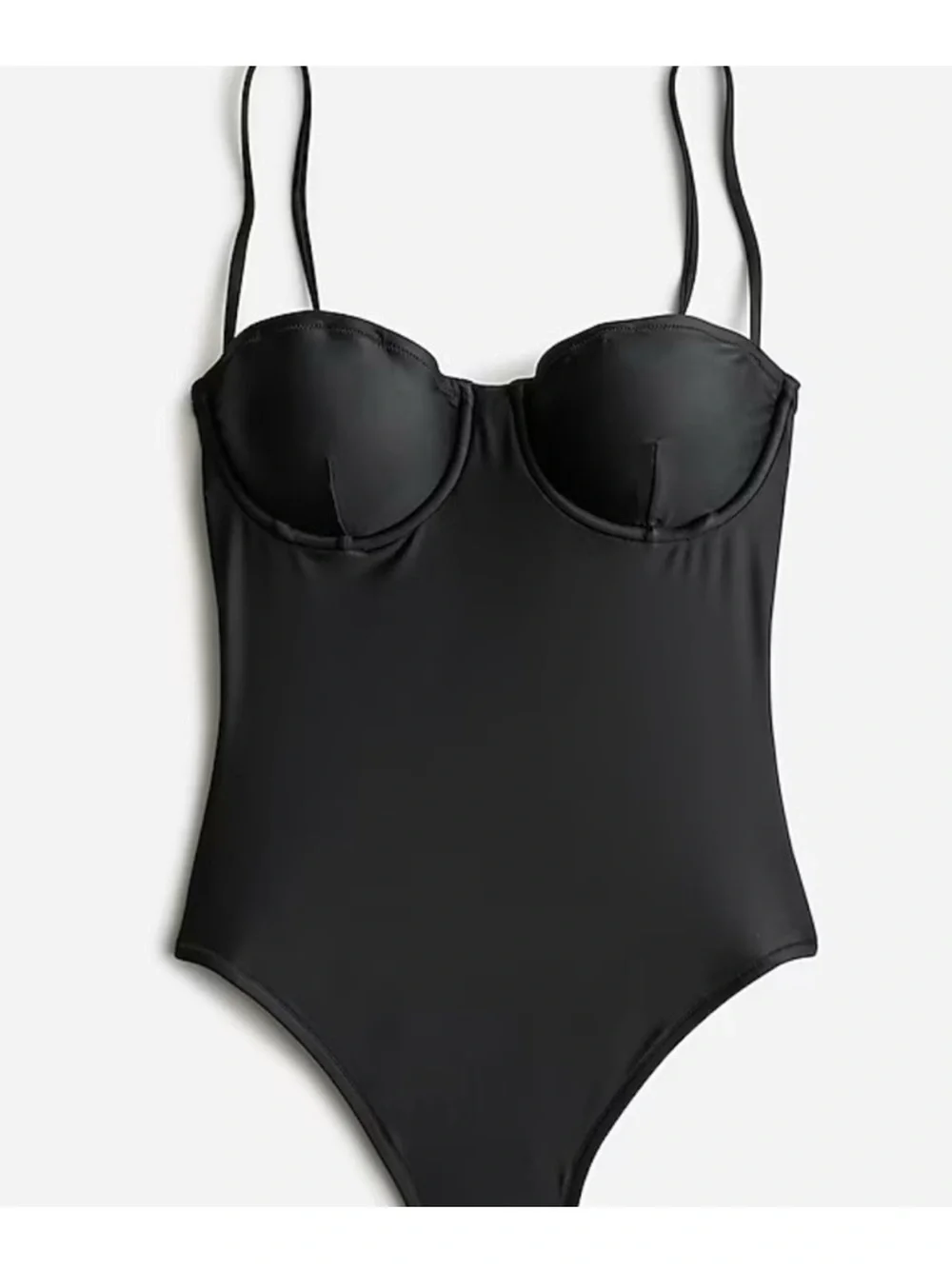 J Crew Black One Piece Swimsuit